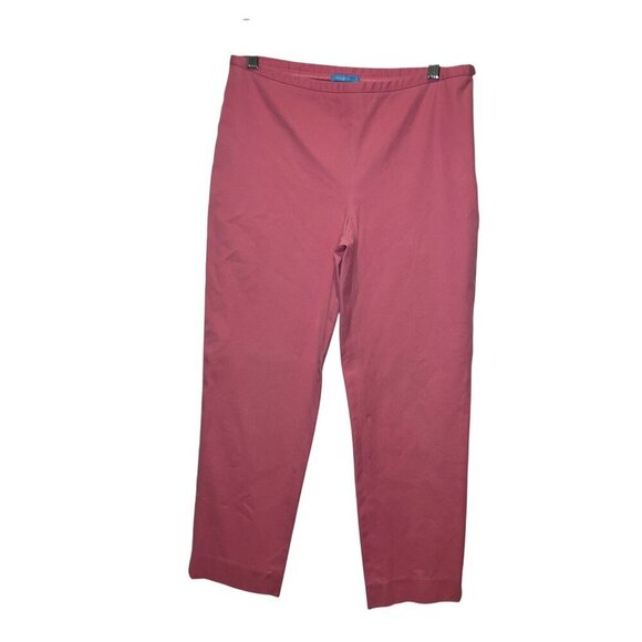 J.McLaughlin Pants - J.McLaughlin Womens Pink Straight-Leg Pants Size 4 Cotton Blend Comfortable Fit